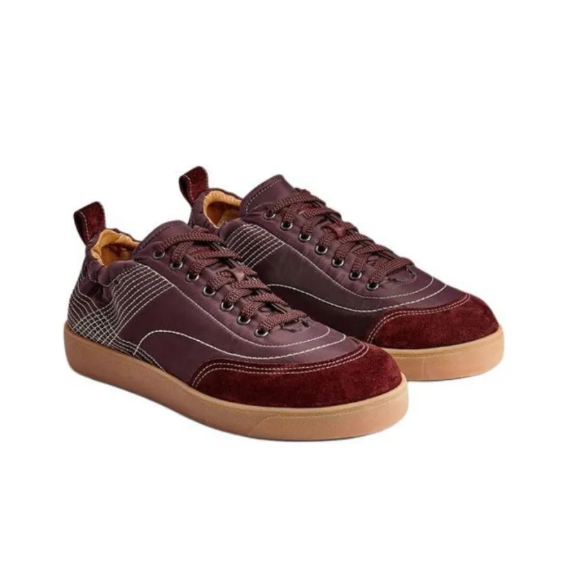 DRIES VAN NOTEN Skateboard Shoes Men's Red-2