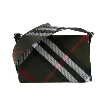 Burberry Trench Polyester Shoulder Bag, Crossbody Bag Men's Lake Color
