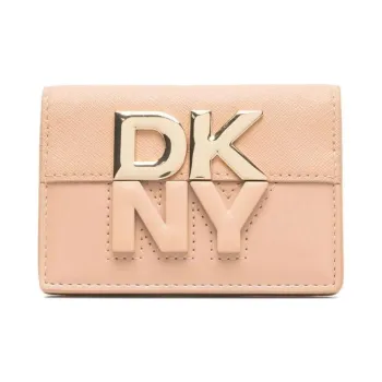 DKNY Logo plaque Bi fold Wallet