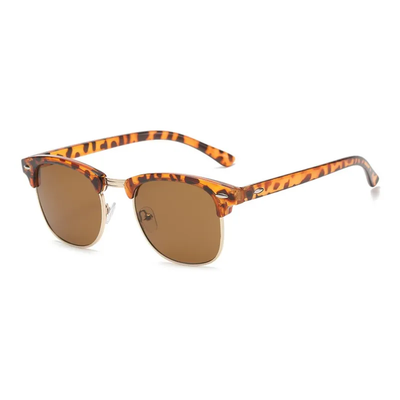 RINA VELLA Plastic Metal Oval Sunglasses Unisex-5