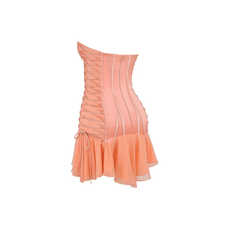 HOUSE OF CB SIRENA Sleeveless Dress Women's SORBET/Ice Cream Color-8