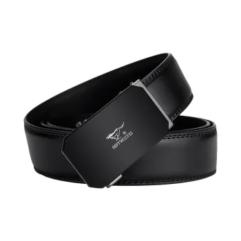 SEPTWOLVES Genuine Leather Automatic Trendy Business Casual Pure Cow Leather Leather Belts Men's 3.5CM