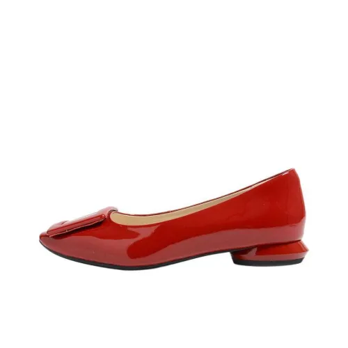 STEVE MADDEN Casual Single Shoes 2.3cm Women's Red