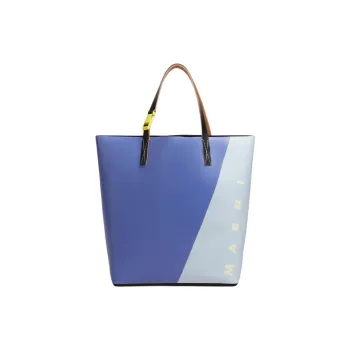 MARNI Logo Printed Two Toned Tote Bag