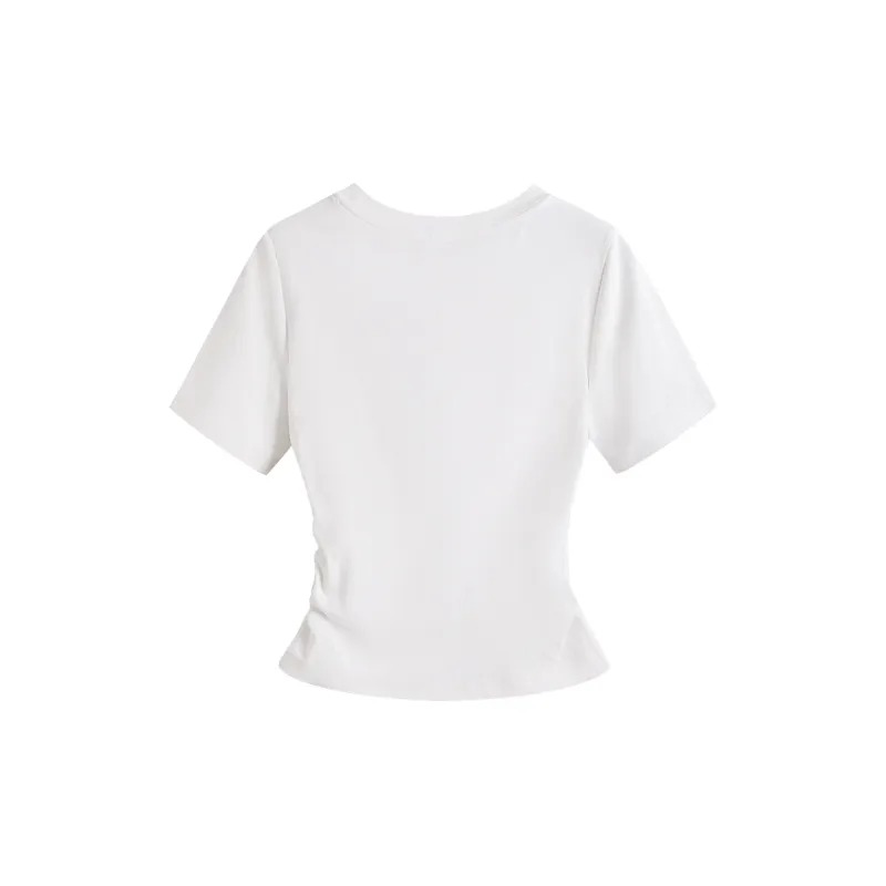 HANDAIWEI T Shirt Women's White-1