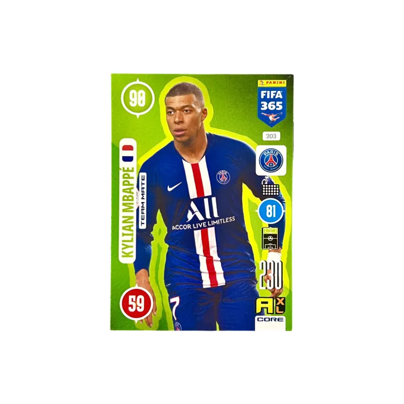 PANINI Mbappé Player Card FIFA Game Collection Large Scale Figure Print Select Card Sports Cards 1 Pc-0