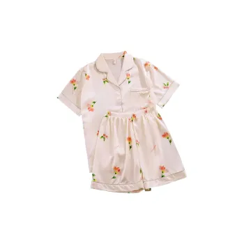 Colorful Pajama Set Women's Apricot