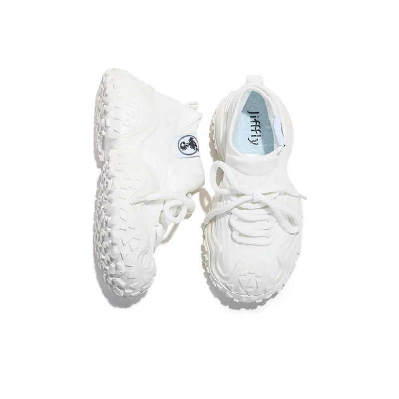 Jifffly Cushioned Anti-Slip And Wear-Resistant Lightweight Mid-Top Chunky Sneakers Unisex-11