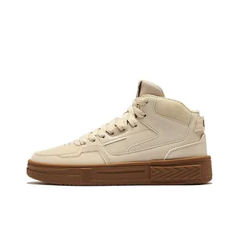 Erke Covenant 3.0 Anti Slip Wear Resistant High Top Skateboard Shoes Women's Light Brown