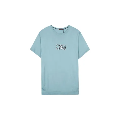 Wit T-Shirts Men Blue/Green