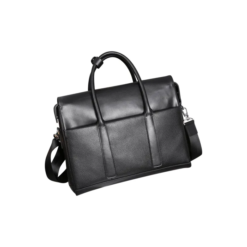 DOSRFINI Top Grain Cow Leather Business Casual Horizontal Men's-4
