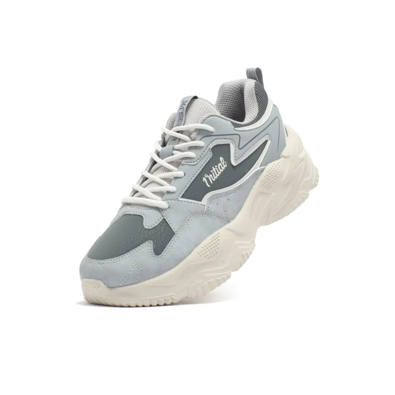 361° Cushioned Anti-Slip And Wear-Resistant Lightweight Low-Top Casual Running Shoes Women's Gray-3