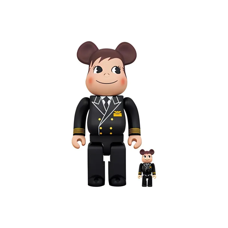 BE@RBRICK X Ana Original Poco chan & Peko chan Captain-1
