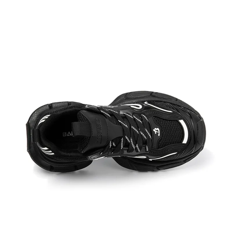 BANGNEY Durable Breathable Low-Top Chunky Sneakers Men's-3