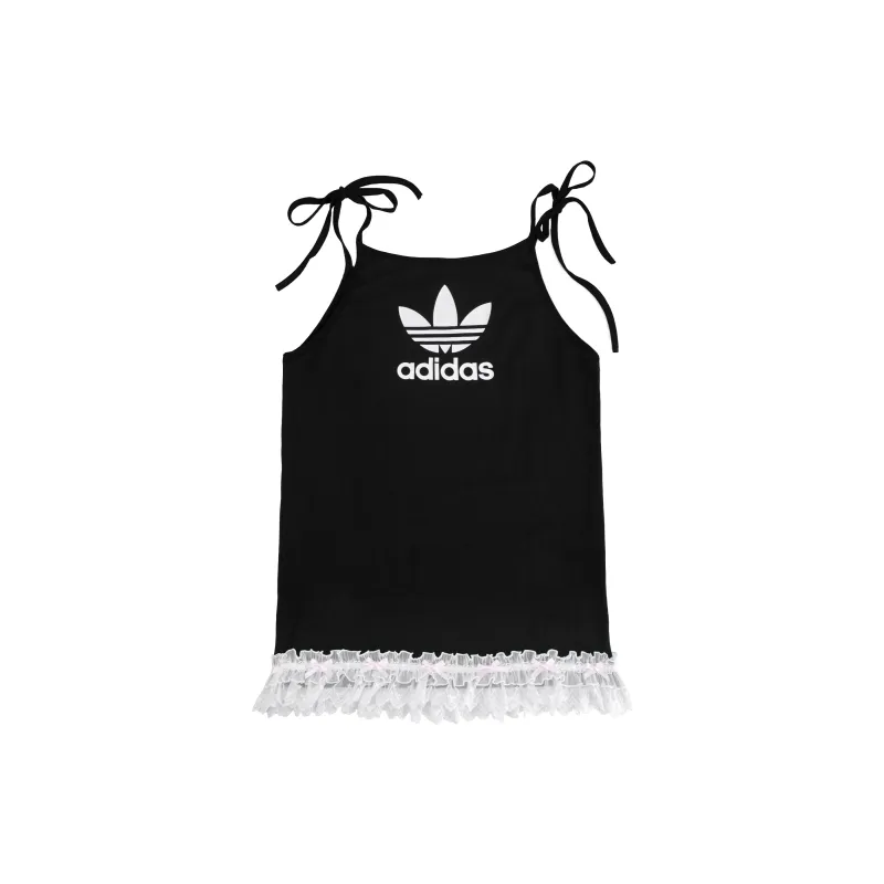 Adidas Originals T-Shirt Women's Black Pink-1