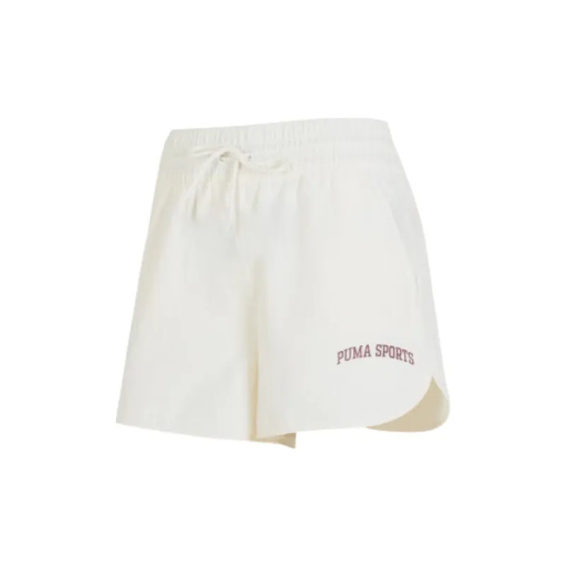 PUMA Casual Shorts Women's Milk White-1