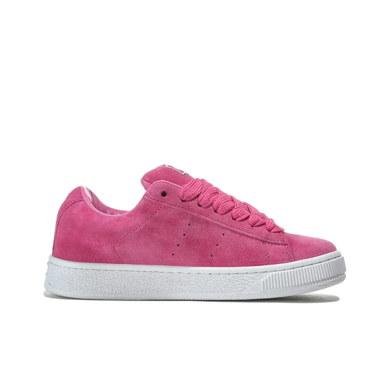FERW Dragon Fruit Pink Coverage Anti Slip Wear Resistant Lightweight Breathable Low Top Skateboard Shoes Unisex-1