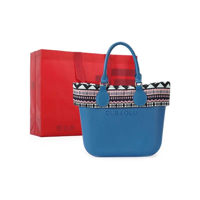 Dubaolu EVA Rubber Shoulder Bag, Handbag Tubas Women's Blue/Red/Pink/Black/Khaki-24