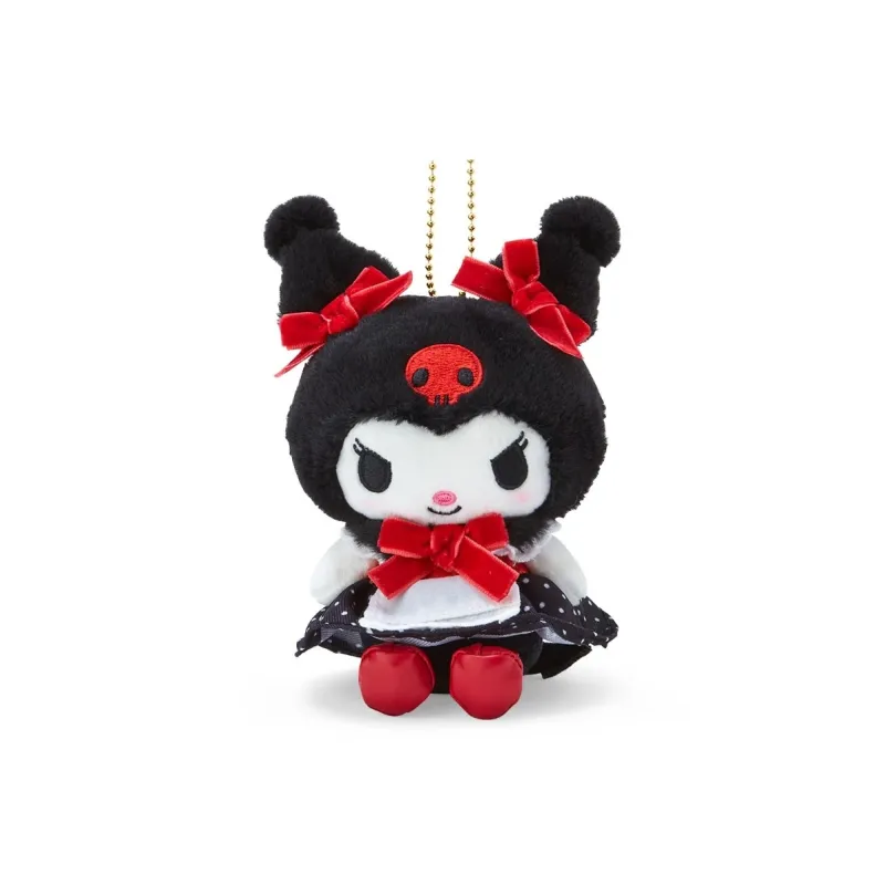 Sanrio Kuromi Vintage Red Collection Dolls Plush Pendant 13cm High-3