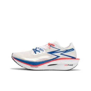 361° Fly Burn 3 Cushioning Anti Slip Wear Resistant Breathability Low Top Running Shoes Unisex White Numbers Blue