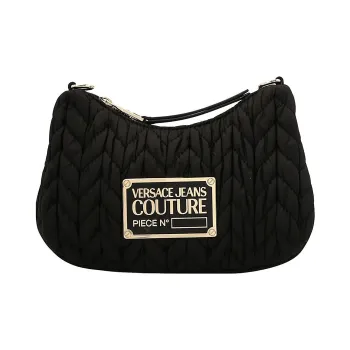 VERSACE JEANS COUTURE Polyester With Nylon Crossbody Bag, Shoulder Bag Women's Black