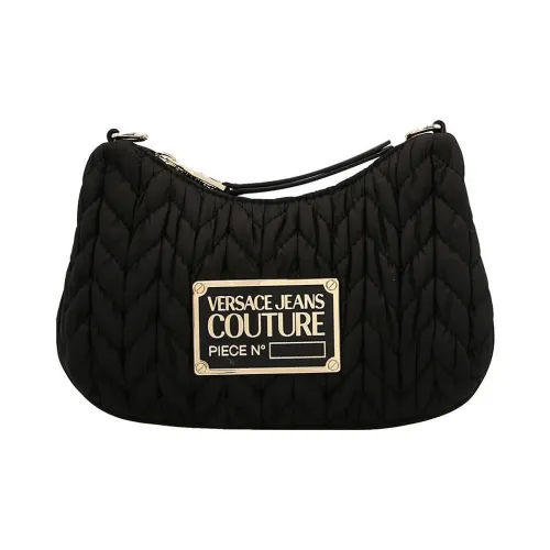 VERSACE JEANS COUTURE Polyester With Nylon Crossbody Bag, Shoulder Bag Women's Black
