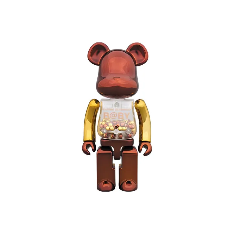 Bearbrick Medicom Super Alloyed My First Bearbrick Baby Steampunk Brown-0