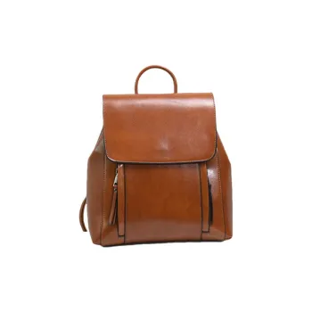 TTaG．baG Cow Leather Backpack Regular Women's Brown/Gray/Coffee/Black