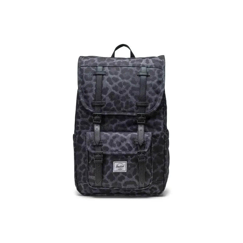 Herschel Eco-Friendly Recycled Fabric Backpack Unisex Digital Leopard Black-0