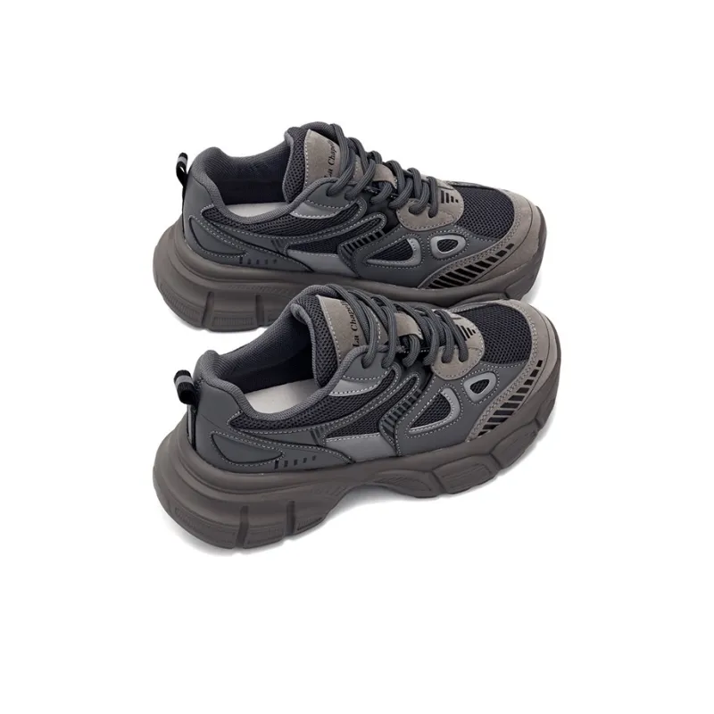 La Chapelle Anti Slip Wear Resistant Low Top Chunky Sneakers Women's-1