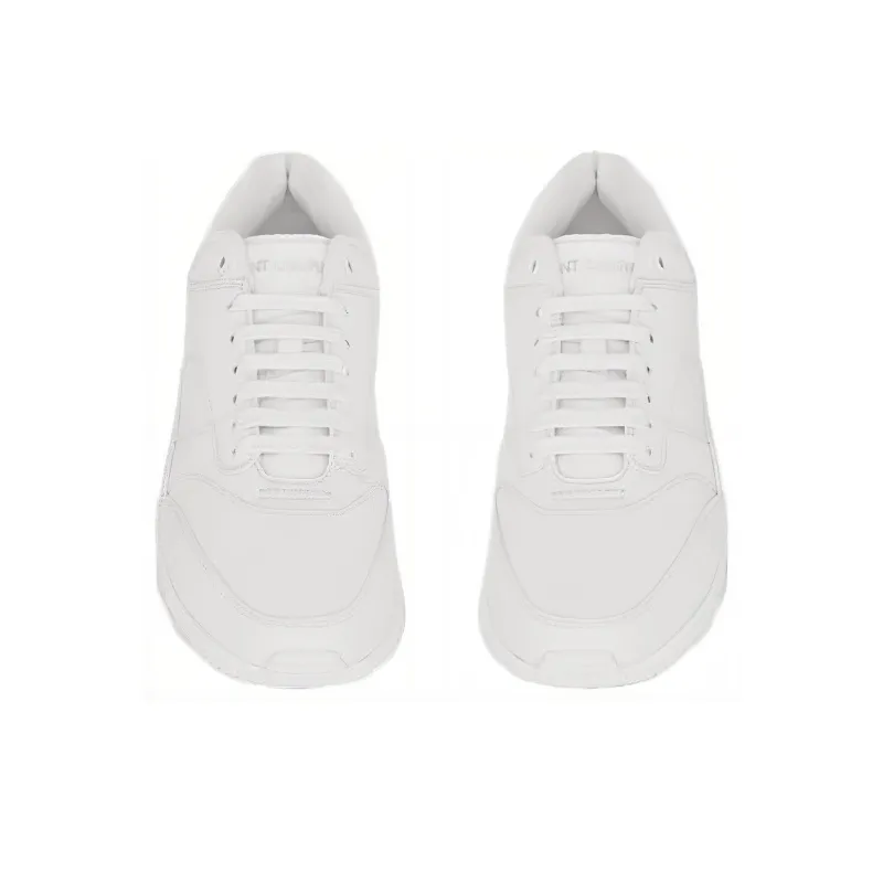 SAINT LAURENT Bump Low Top Sneakers White-3