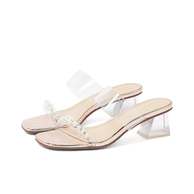 COMELY Rubber Sole Slip Resistant Slide Slippers Women's-2