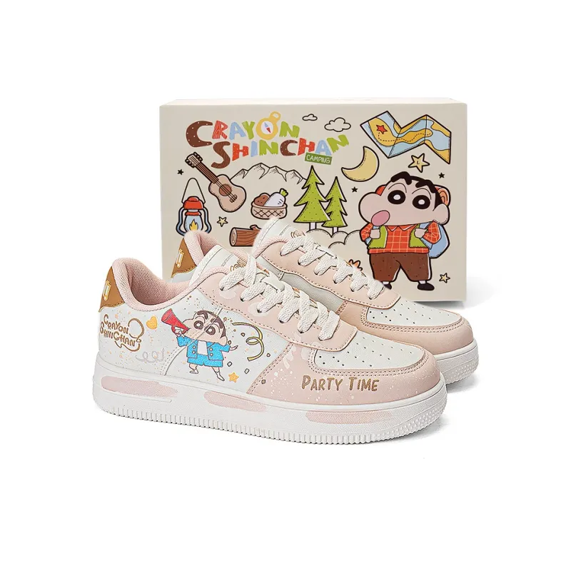 Crayon Shinchan Low Top Skateboard Shoes Unisex Gift Box Set-5