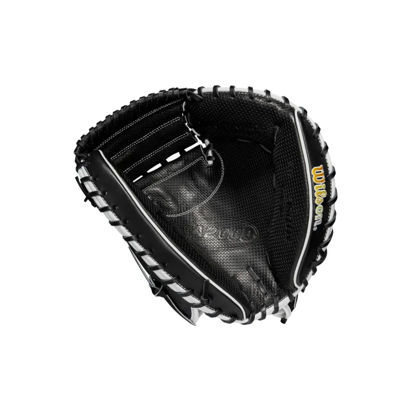 Wilson Baseball Gloves Hitting Gloves Top Grain Cow Leather Unisex Black-1