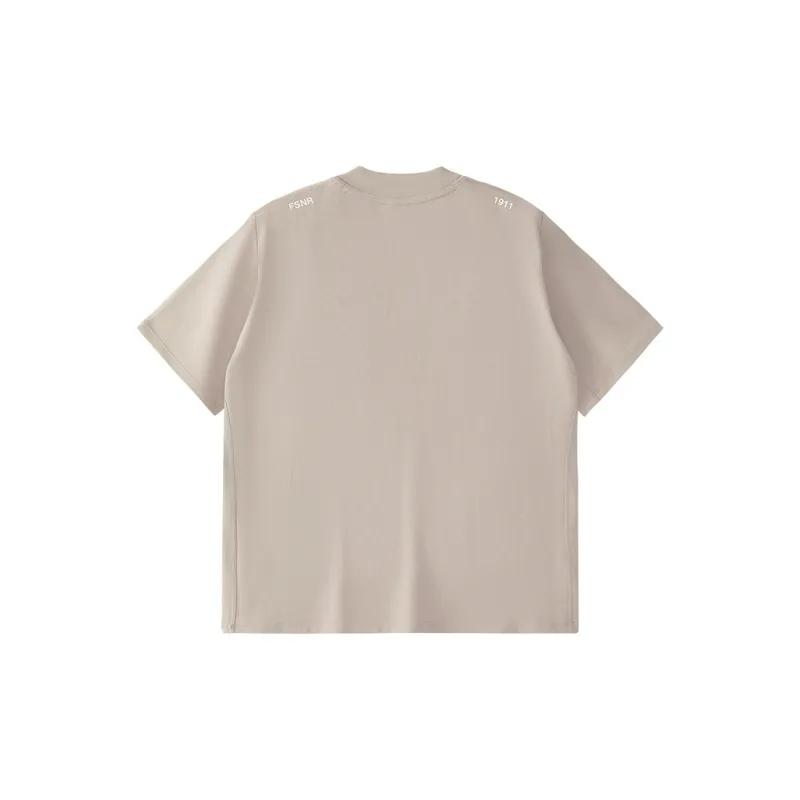 FILA FUSION T Shirts Women's Gray Brown Khaki-1