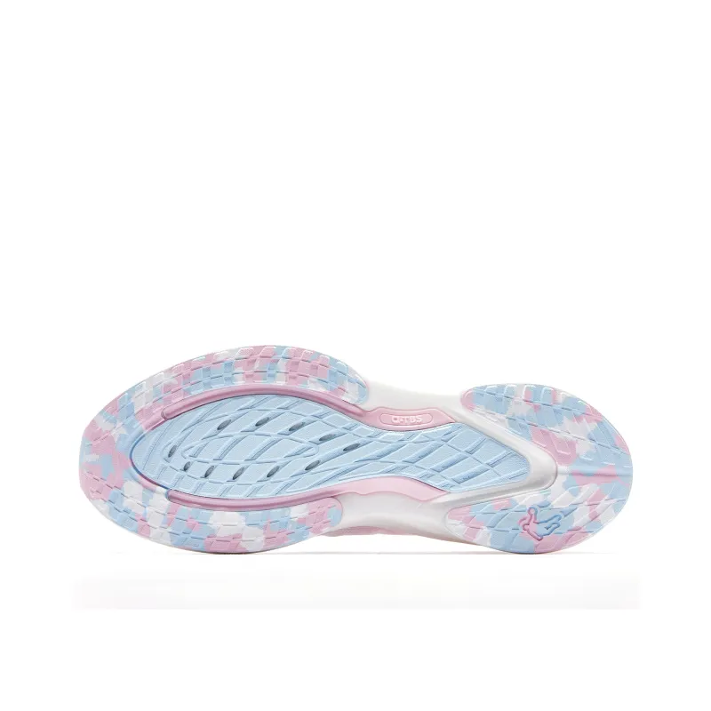 QIAODAN Rapid 1.0 Durable Breathable Low Top Running Shoes Women's Blue Pink-4