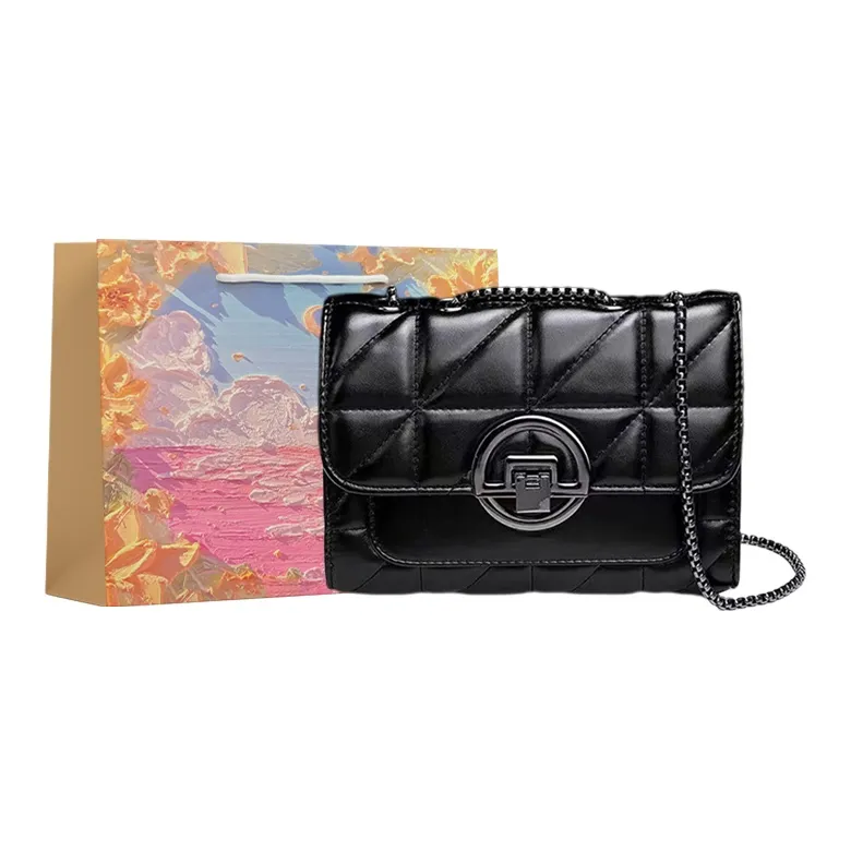 BRINCH Pu Crossbody Bag Shoulder Bag Regular Women's Black-0