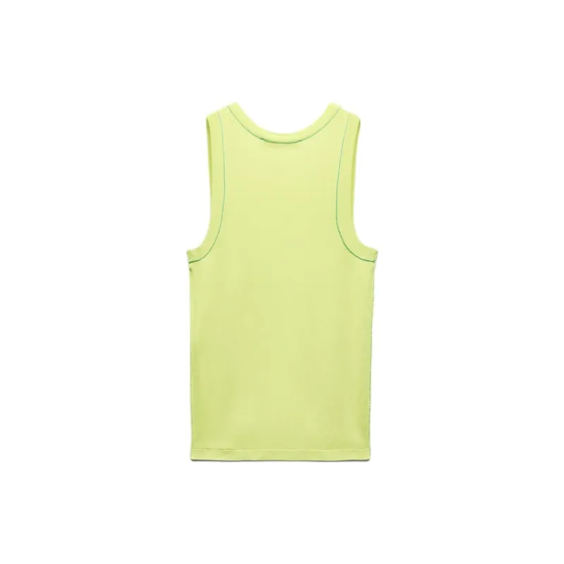 ZARA Tank Tops Women's Green-1