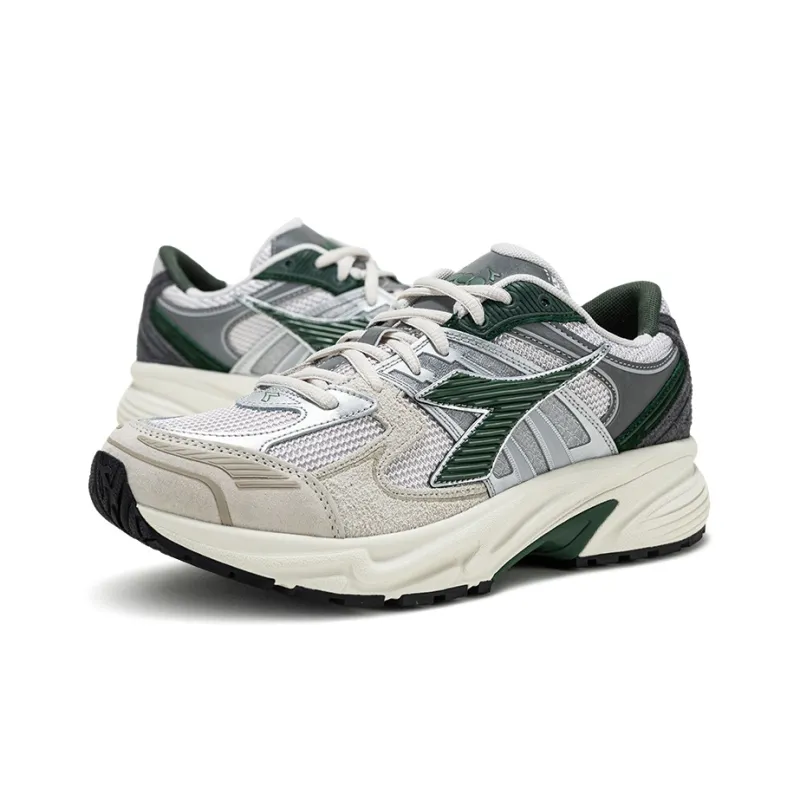 Diadora Wear Resistant Casual Shoes Unisex Beige/Green-2