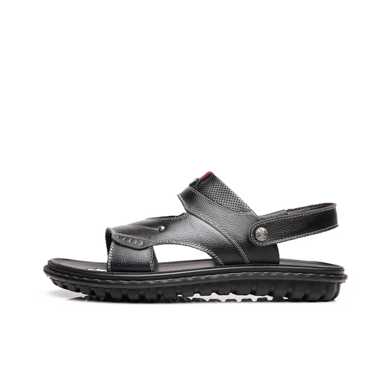 Bindu Beach Sandals Men Black/Brown-0