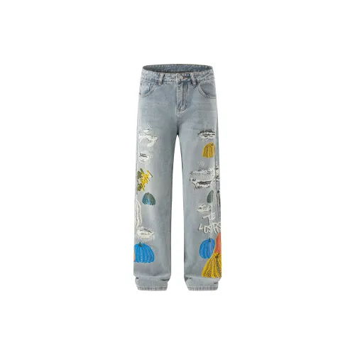 FUERZA Jeans Unisex Blue