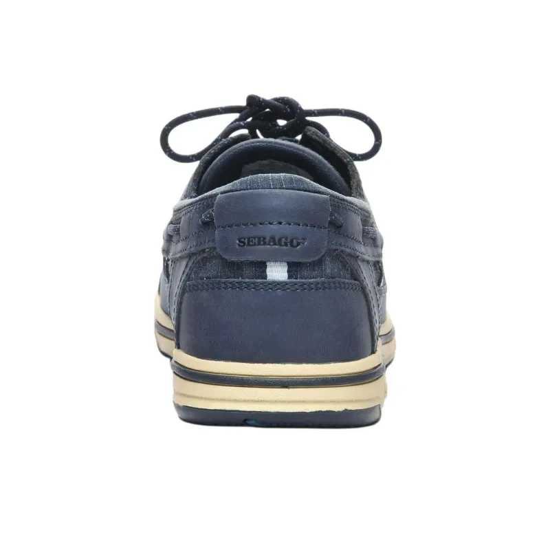 Sebago Triton Boat Shoes Men's Blue-3