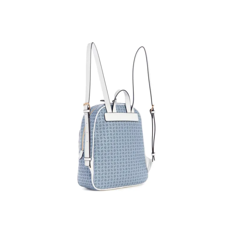 GUESS Faux Leather Backpack Women's Blue-1