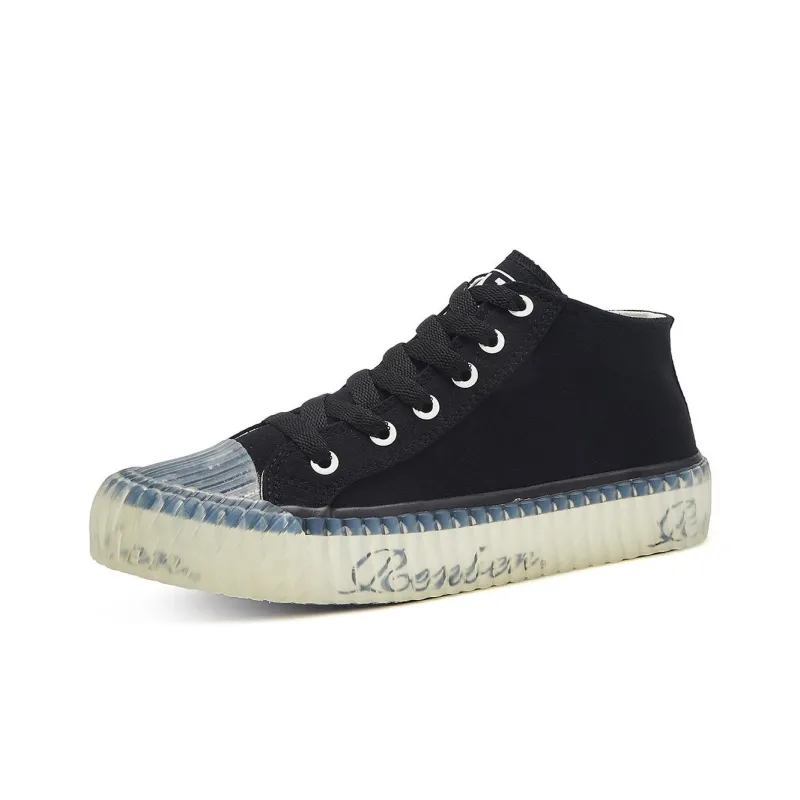Humanism 1986 Low Top Canvas Shoes Women's Black-1