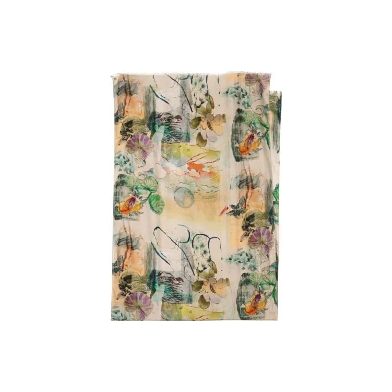 Paul Smith Sketchbook Botanical Scarf-2