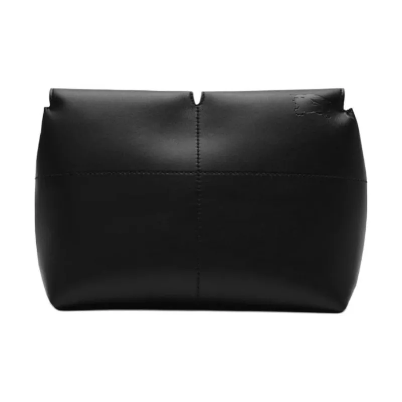 Burberry Smooth Calf Leather Clutch Unisex Black-2