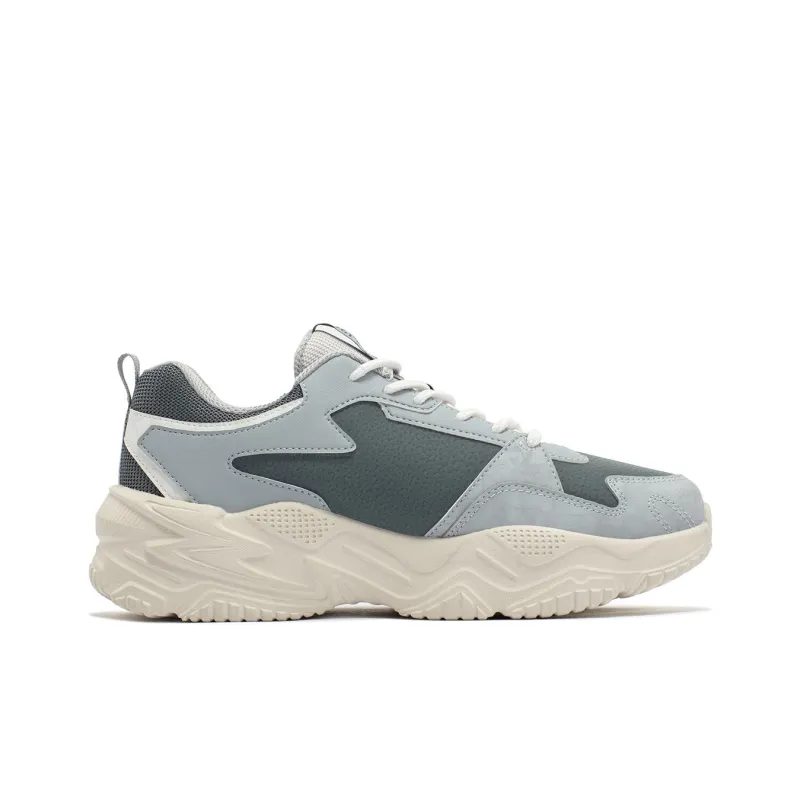 361° Cushioned Anti-Slip And Wear-Resistant Lightweight Low-Top Casual Running Shoes Women's Gray-1