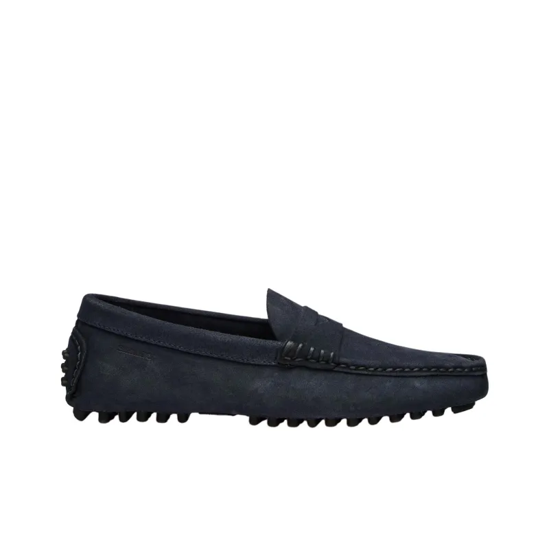 Sebago Russel Beanie Shoes Men's Marine Blue-1