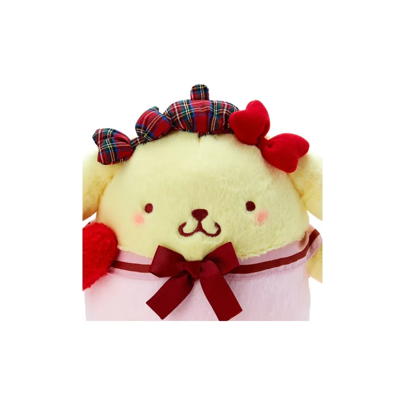 Sanrio Pompompurin Heart Bowknot Collection Dolls Plush Doll 21.5cm Height-2