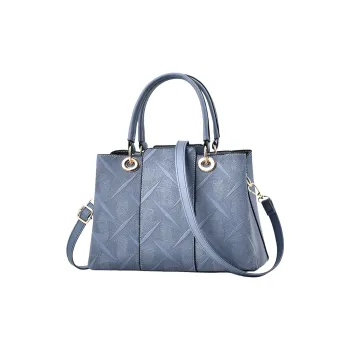 HACIN PU Shoulder Bag Women's Blue/Black/Red/Khaki/Gray